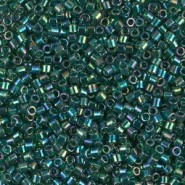 Miyuki delica beads 10/0 - Transparent emerald ab DBM-175
